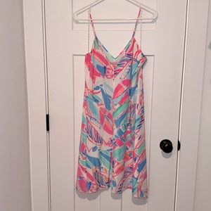 Lilly Pulitzer silk dress GUC size Medium